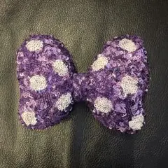 ディズニー ミニー ヘアゴム スパンコール
