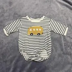 ロンパース 長袖 70 車柄