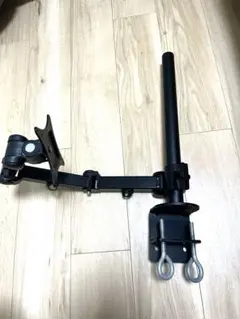 【引取なら値引き】可動式モニターアーム クランプ式 黒