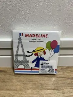マドレーヌちゃん　未使用　メモパッド MADELINE 4デザイン　80シートのサムネイル