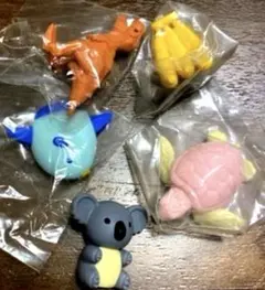消しゴム　動物　魚　恐竜　コアラ　カメ　バナナ　マンボウ