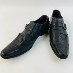 27.5 y2k archive belt boots 革靴 黒 - メルカリ