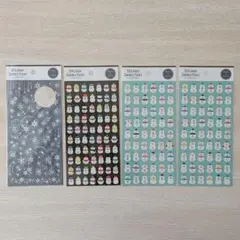 ゆきだるま　snowman　デザインシール　シールセレクション　雪だるま文字