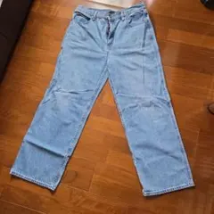 UNIQLO JEANS ストレートデニム ライトブルー