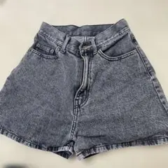 WEGO デニムショートパンツ ブラック XS