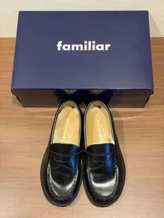 familiar 黒 ローファー フォーマルシューズ 17.0cm