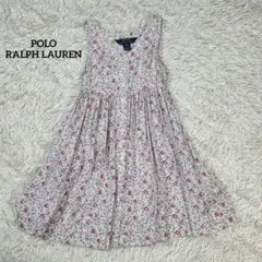 【美品】ポロラルフローレン 花柄ワンピース 120 清楚　お出かけ