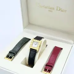美品 ディオール ラ・パリジェンヌ チェンジベルト シルバー 全3色
