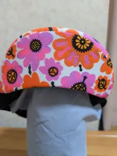 サイクルキャップ 花柄キャップ