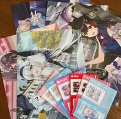 ローソン　ホロライブ　クリアファイル　全6種　クリアシート　全6種