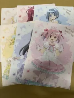 魔法少女　まどかマギカ　クリアファイル　コンプリート　ローソン