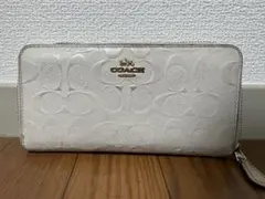 新品・未使用COACH 長財布 C4452 シグネチャー ホワイト白 | Mercari