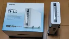 QNAP TurboNAS TS-112 　HDDなし本体のみ　動作確認済のサムネイル