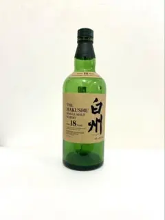 白州 18年 シングルモルトウイスキーの空き瓶 SUNTORY（サントリー） 【正規品 箱入 旧ラベル】サントリー 白州 18