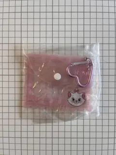 おしゃれキャット　マリー　ディズニーストア　ハート型カラビナ付ポーチ