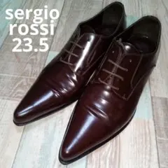sergio rossi　36 1/2　ダークブラウン　23.5　セルジオロッシ
