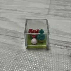 モモイロインコときのこの森 ミニチュア