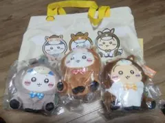 ちいかわハッピーバッグ 福袋2026 ぬいぐるみ3体 トートバッグ