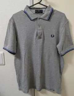 FRED PERRY M12 グレー ポロシャツ 38　L　定番　フレッドペリー