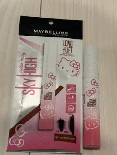 メイベリン スカイハイ マスカラ たそがれブラウン キティ コラボ