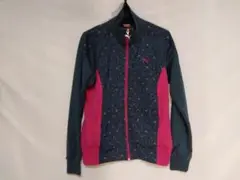 美品！☆PUMA☆プーマ〇DRY CELL　総柄ジャージジャケット☆ サイズL