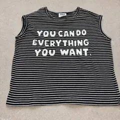 ノースリーブ　ボーダー　90サイズ