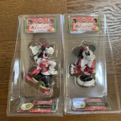 ディズニー　クリスマスオーナメント　グーフィー&ミニー　1番くじ