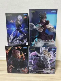 【新品未開封】魔虚羅、宿儺、五条悟、脹相 フィギュア 4体セット