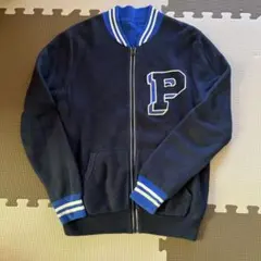 ポロラルフローレン リバーシブルフルジップ綿ニット