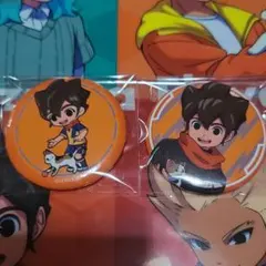 イナズマイレブン 円堂守 ジョイポリス 等身 缶バッジ - メルカリ