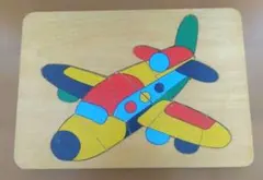 木製パズル 飛行機 知育玩具のサムネイル