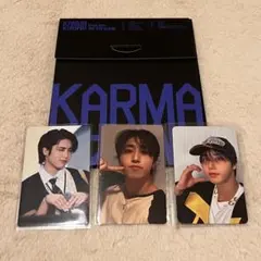 straykids スキズ　KARMA 開封済みCD ハン　トレカ　特典トレカ