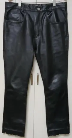 と*ら様 W92 股下85cm Indian インディアン 本革 レザー パンツ