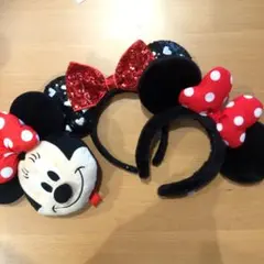 ミニー　ポシェット　カチューシャ