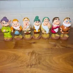 ディズニー 白雪姫 七人の小人 ソフビ7体セット フィギュアのサムネイル