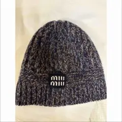 miumiu ニット帽　ビーニー　正規品⭐️