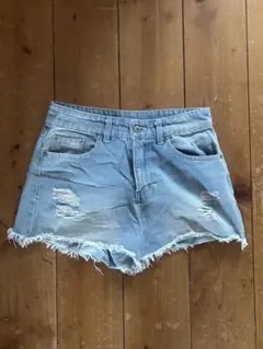 y2kダメージデニムショートパンツ