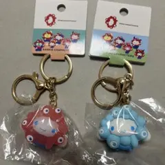 【新品】シナモロール ミャクミャク パステル クリア キーホルダー 2個セット