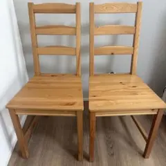 木製ダイニングチェア JOKKMOKK 2脚セット IKEAのサムネイル