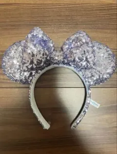 【正規品】東京ディズニーリゾート カチューシャ　キラキラ水色