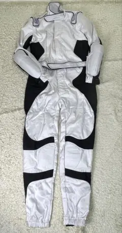 【未使用】SPARCO レーシングスーツ　ホワイト×ブラック　肘、肩パット付き 2025年最新】SPARCO スパルコ レーシングスーツ 中古品の人気アイテム