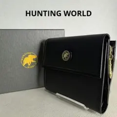【未使用品】HUNTING WORLD 三つ折り財布 ブラック 2026年最新】HUNTING WORLD メンズ 三つ折り財布の人気アイテム - メルカリ