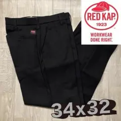 ⭐️⭐️RED KAP ワークパンツ ブラック 34x32 送料無料 匿名配送