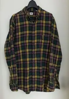 UNIQLOユニクロ●チェック柄ネルシャツ L