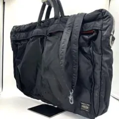 PORTER タンカー ビジネスバッグ ショルダー紐付き　A4 黒　2way