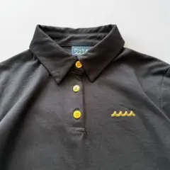 美品✨muta MARINE ポロシャツ　黒 金ロゴ 半袖 1のサムネイル