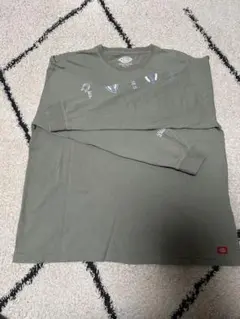 Dickies オリーブグリーン ロングスリーブ Tシャツ