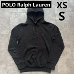 POLO Ralph Lauren パーカー　ブラック　ポニー刺繍　フーディ