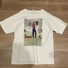 【Lee】 Cowboy Pants Tシャツ Lサイズ ホワイト