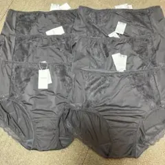 トリンプ1点のみグレー レース深ばき付きショーツ 3L 6枚セット